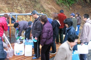 2002年11月中旬　白山命水採水地②