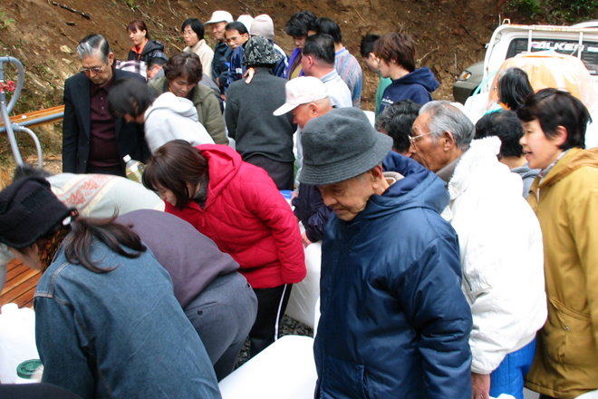 2002年12月下旬　白山命水採水地②